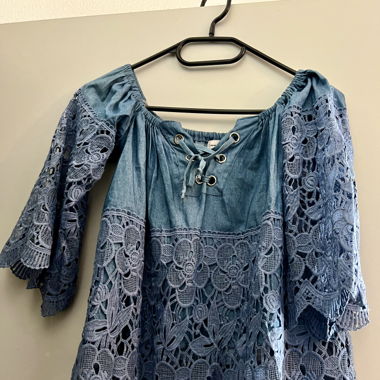 Blaue Bluse Spring