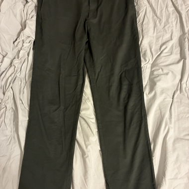Pantaloni UNIQLO verde scuro