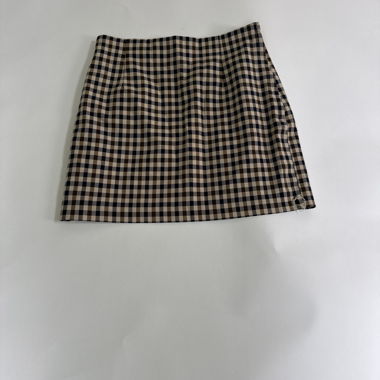 Checked Mini Skirt