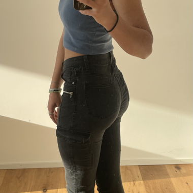 Schwarze Jeans