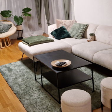 Wohnlandschaft/Sofa in Beige/Creme