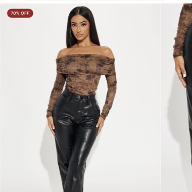 Pantalon en simili cuir