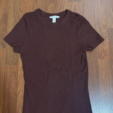 T-shirt marron H&M, taille S
