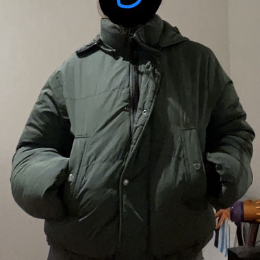 Veste puffer vert