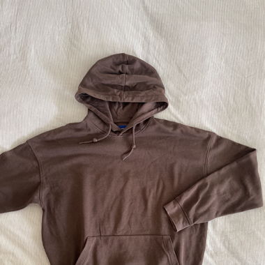 Brown Cropped Hoodie