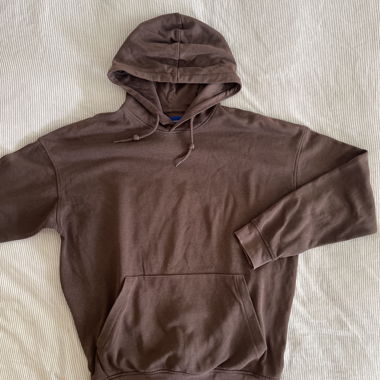 Brown Cropped Hoodie