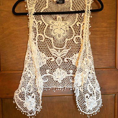 blouse en dentelle blanc style bohème hippie 