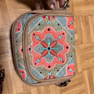 Sac Desigual bandoulière brodée 