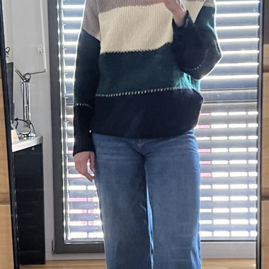 Striped Knit Sweater