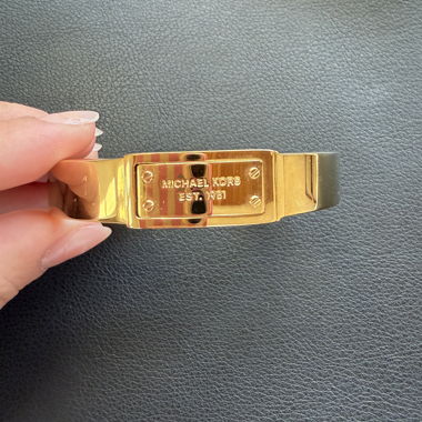 Bracelet jonc doré Michael Kors