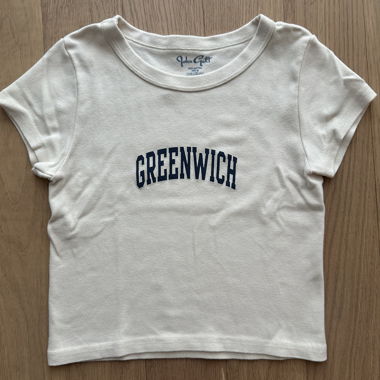 John Galt Cropped T-Shirt "Greenwich"