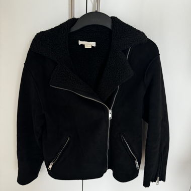 Velour Leather Jacket