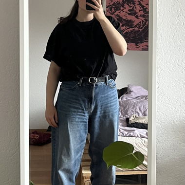 Basic T-Shirt Schwarz
