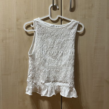 White Stradivarius Top Size M