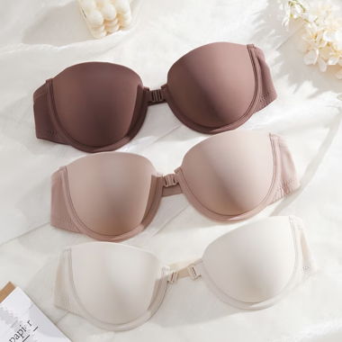 Set di 3 Reggiseni Senza Spalline (nuovo, mai indossato) S