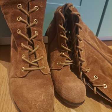 Overknee Boots braun