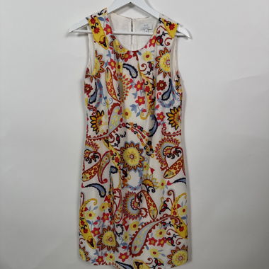 Floral paisley sleeveless dress