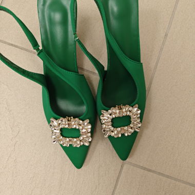 Tacchi Slingback verdi