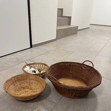 Set of Willow Baskets (3 Pieces)