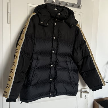 Piumino in piuma Gucci Monogram