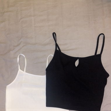 Black And White Crop Top Primark Set