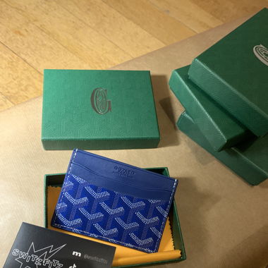 Goyard Wallet / Card Holder Blue
