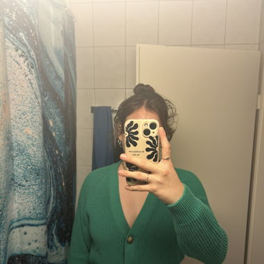 Strickjacke grasgrün