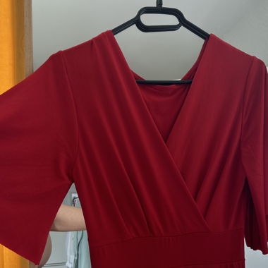 Roter langer Kleider