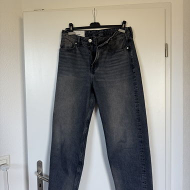 Jeans larghi H&M grigio 31/32