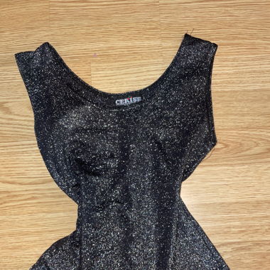 Vintage, glitter clubtop 