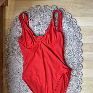 retro one-piece swimsuit