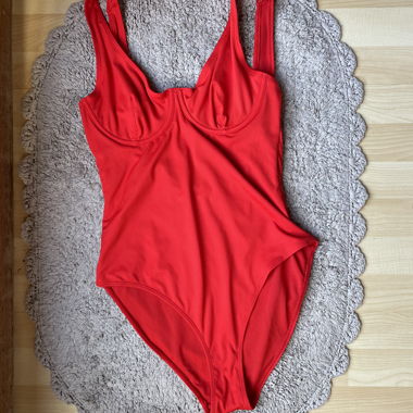 retro one-piece swimsuit