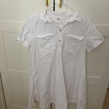 Weisses Hemdkleid von SOLOTRE