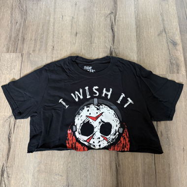 Cropped jason vorhees shirt