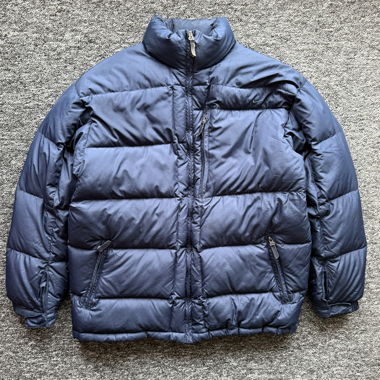 Nike Vintage-Daunenjacke blau Grösse S