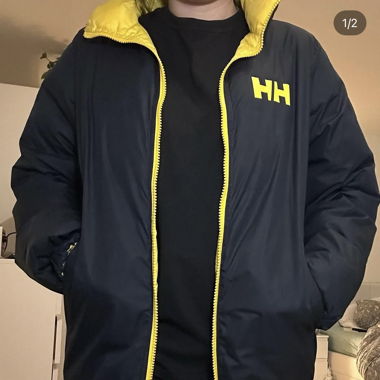 Doudoune Helly Hansen - bleu et jaune