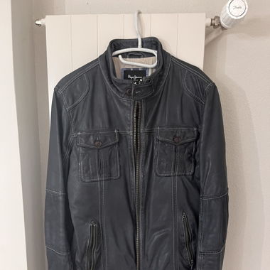 Pepe Jeans Echtleder-Jacke Gr. S