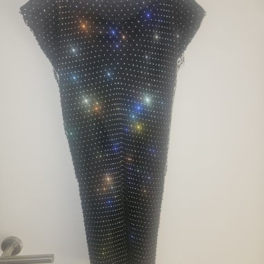 Glitter Dress Black Size L