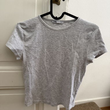 Light Grey Bershka T-Shirt