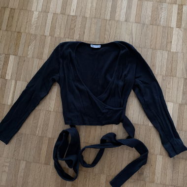 Top portefeuille noir Zara