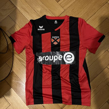Maillot de football Erima rouge/noir