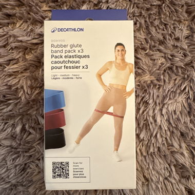 Fasce glutei Decathlon x3