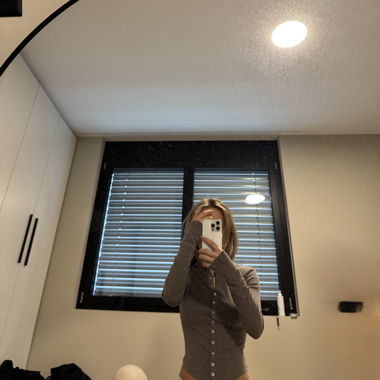 Cardigan in maglia Bershka marrone