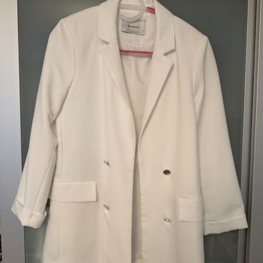 NUOVO!! Blazer bianco di Stradivarius