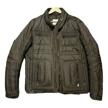 Giacca imbottita trapuntata Moncler, kaki