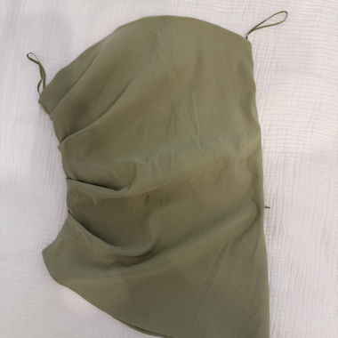 Kaki Bustier-Top