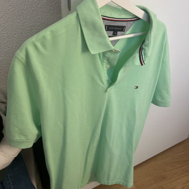 Polo verde menta Tommy Hilfiger