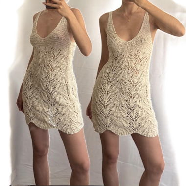 Zara crochet mini Kleid 