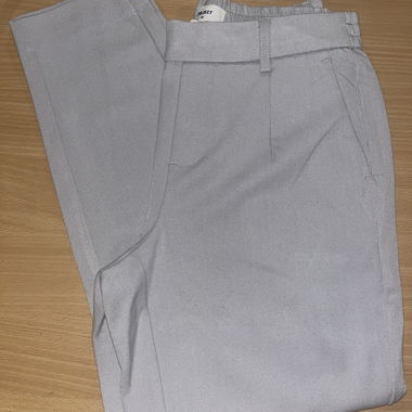 Pantalon femme gris/bleu clair
