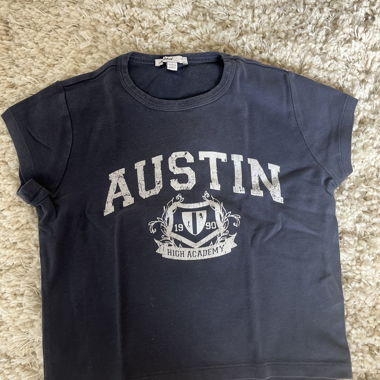 T-shirt corto blu